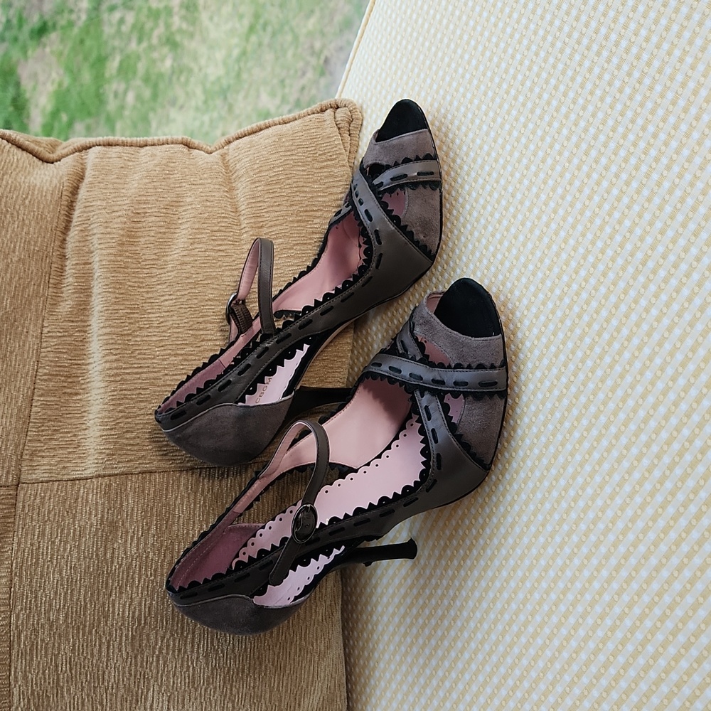 Open toe BCBG high heels